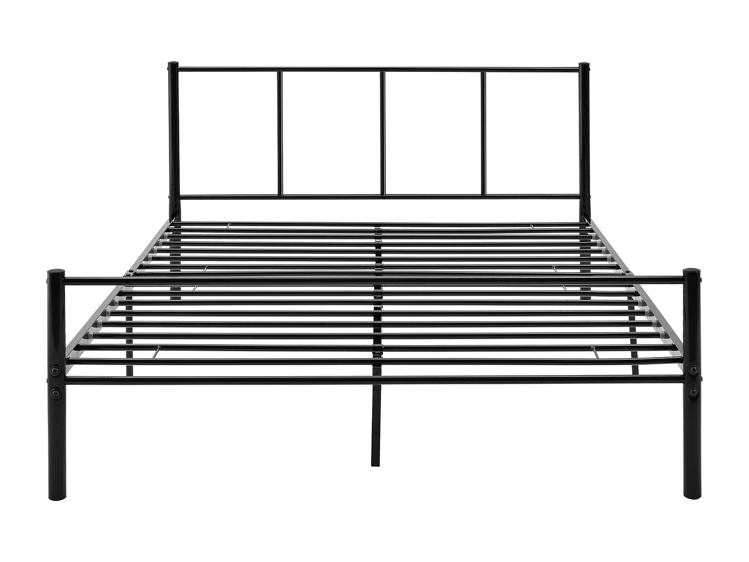 Lit pour adultes en argentée 209.5 x 141.5 x 81.5 cm 03_0002693