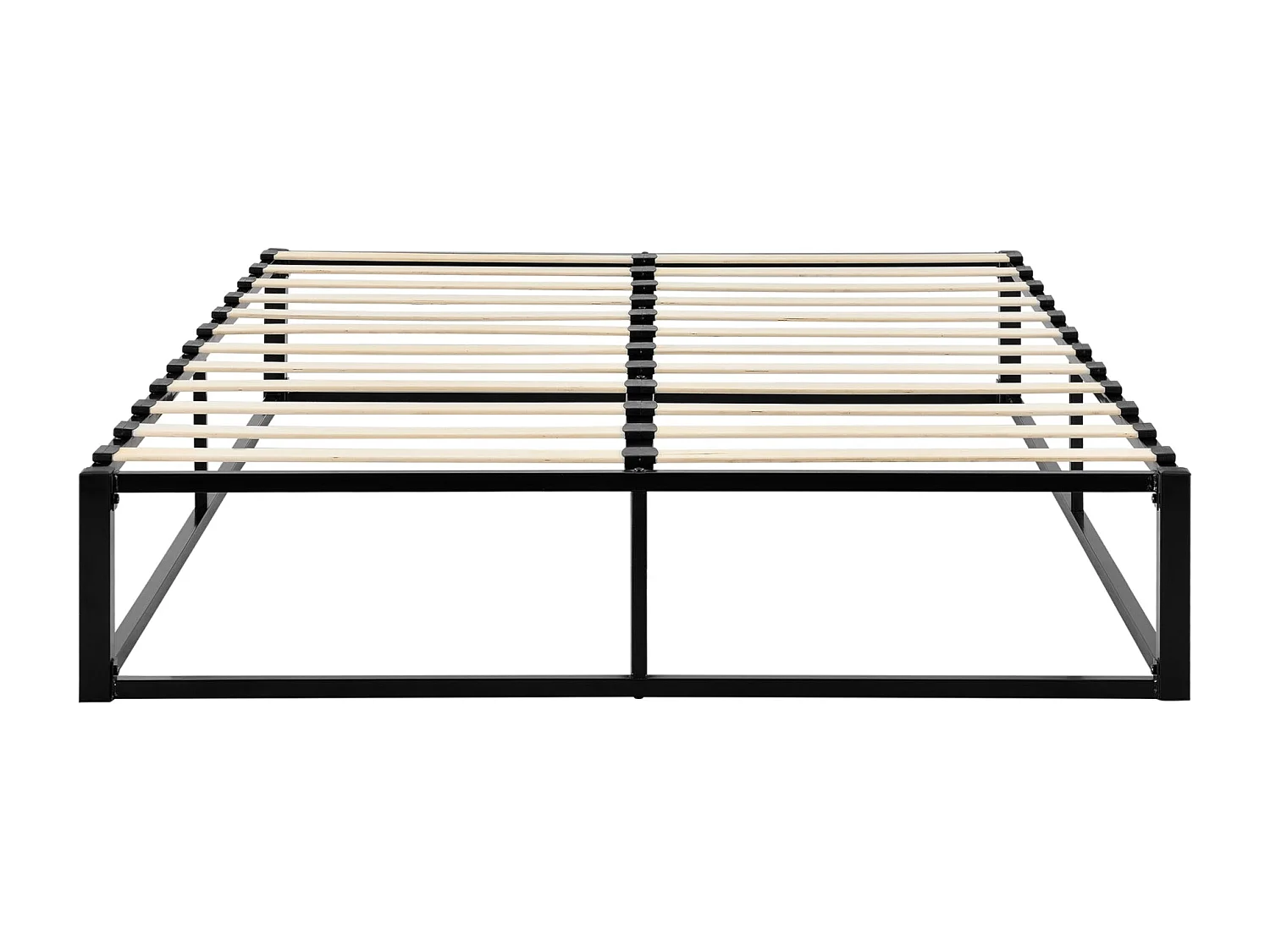 Lit en métal double argentée 203 x 143 x 30 cm 03_0002689