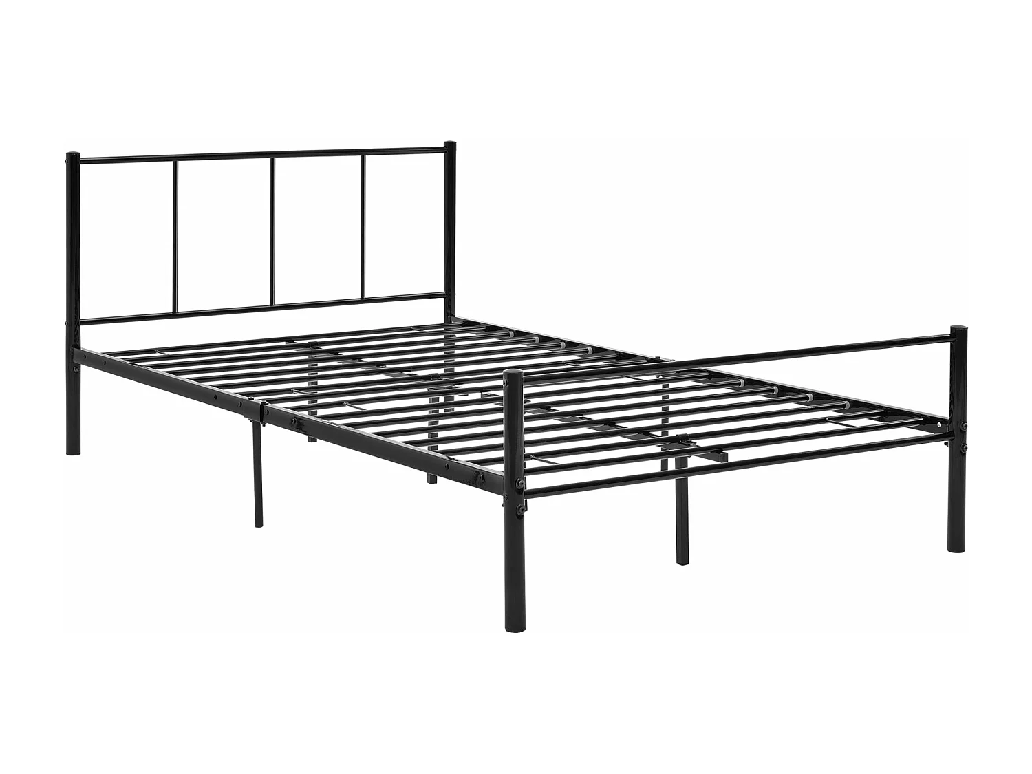 Lit pour adultes en argentée 209.5 x 121.5 x 81.5 cm 03_0002692