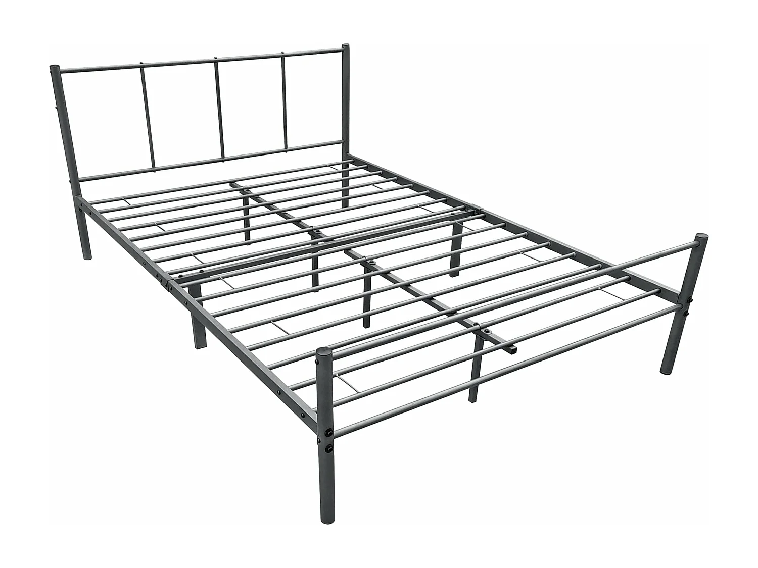 Lit pour adultes en grise 209.5 x 141.5 x 81.5 cm 03_0004916
