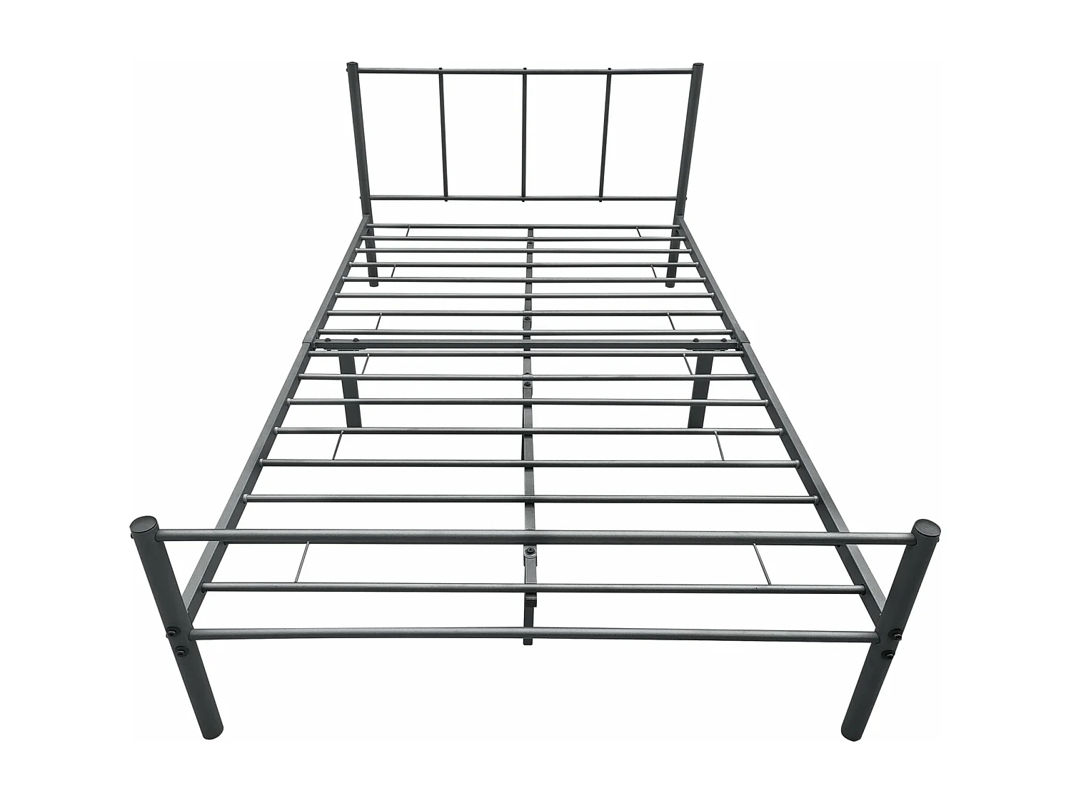 Lit pour adultes en grise 209.5 x 141.5 x 81.5 cm 03_0004916