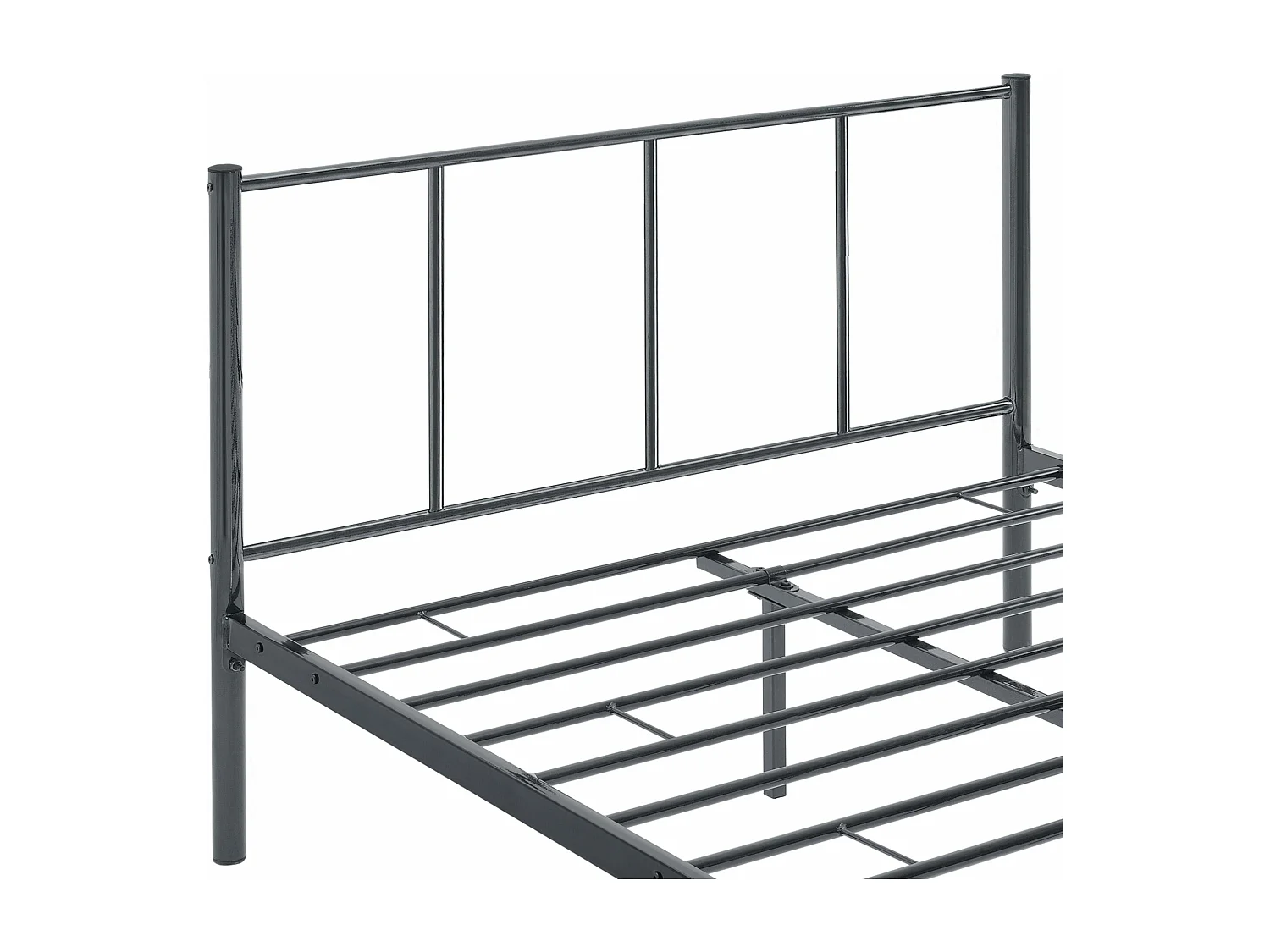 Lit pour adultes en grise 209.5 x 141.5 x 81.5 cm 03_0004916