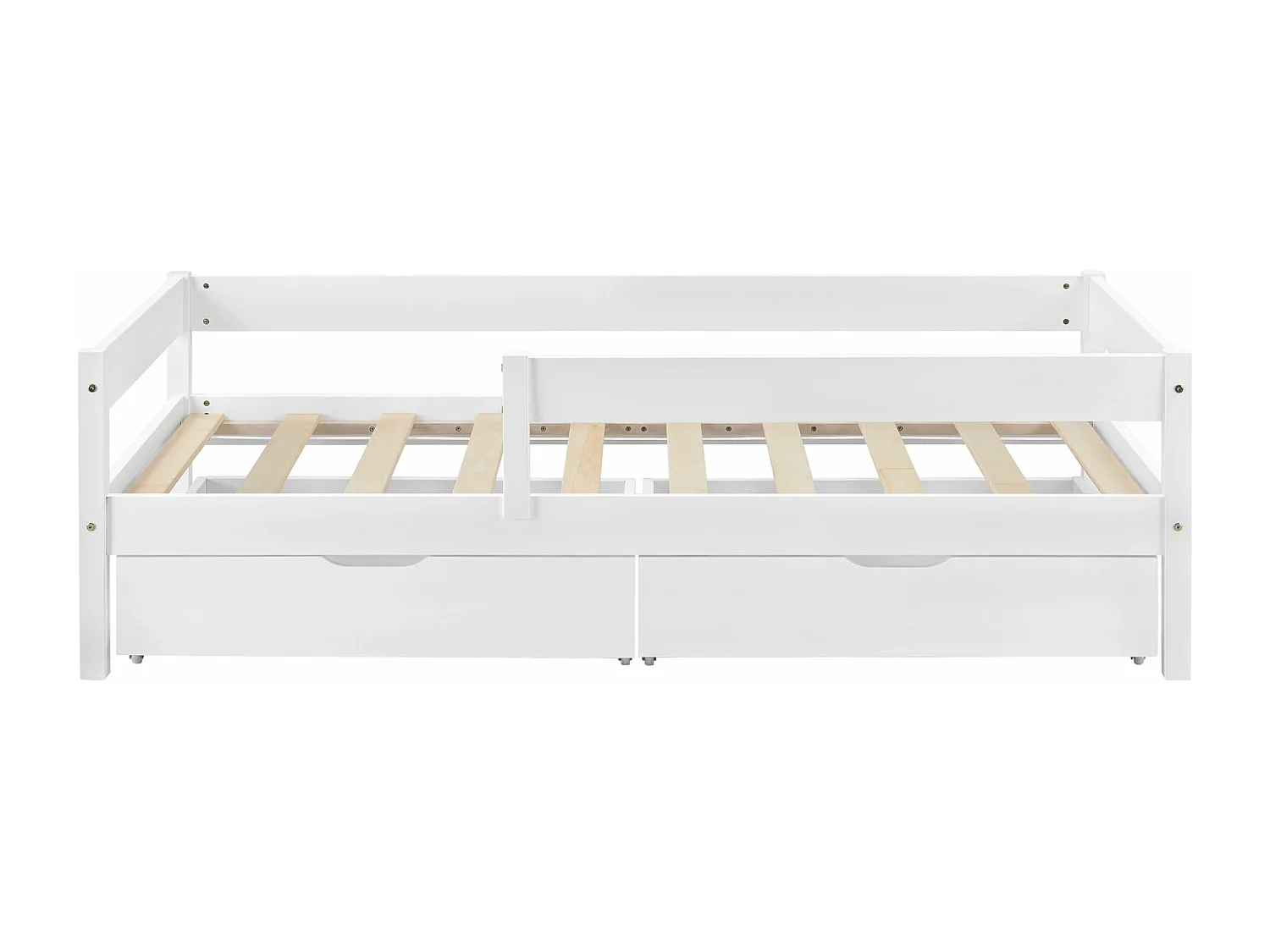 Lit pour enfant avec bois blanche 206 x 96 x 50 cm 03_0005419