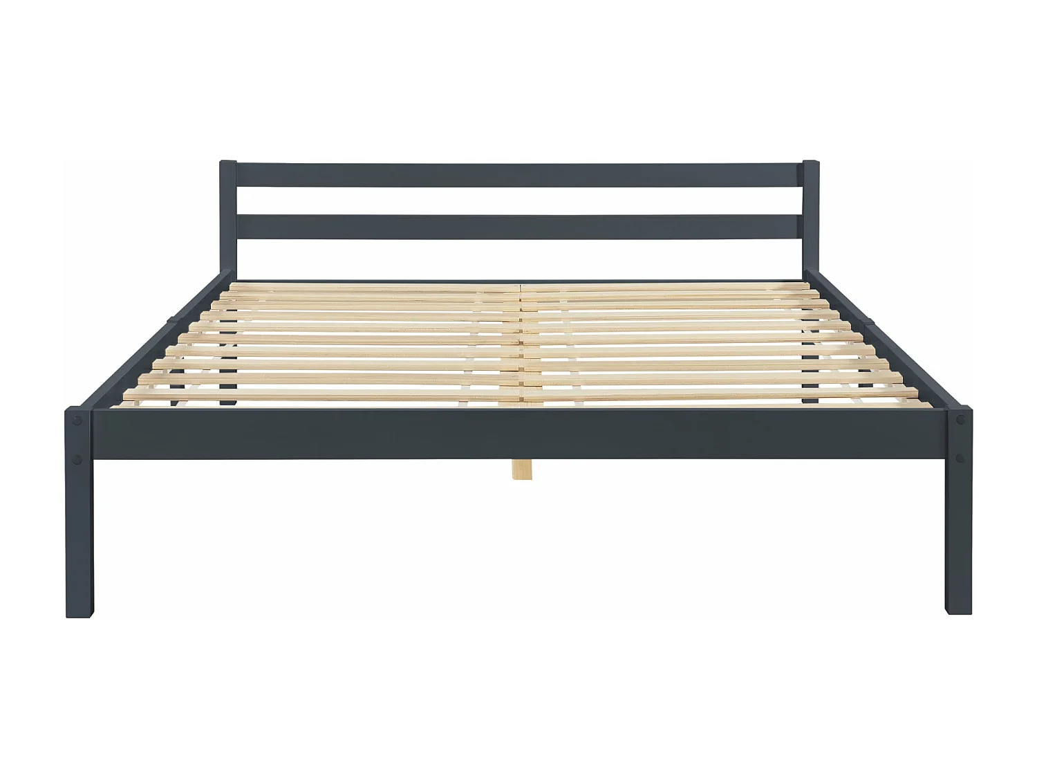 Lit pour adultes design bois marron 206 x 146 x 50 cm 03_0004965