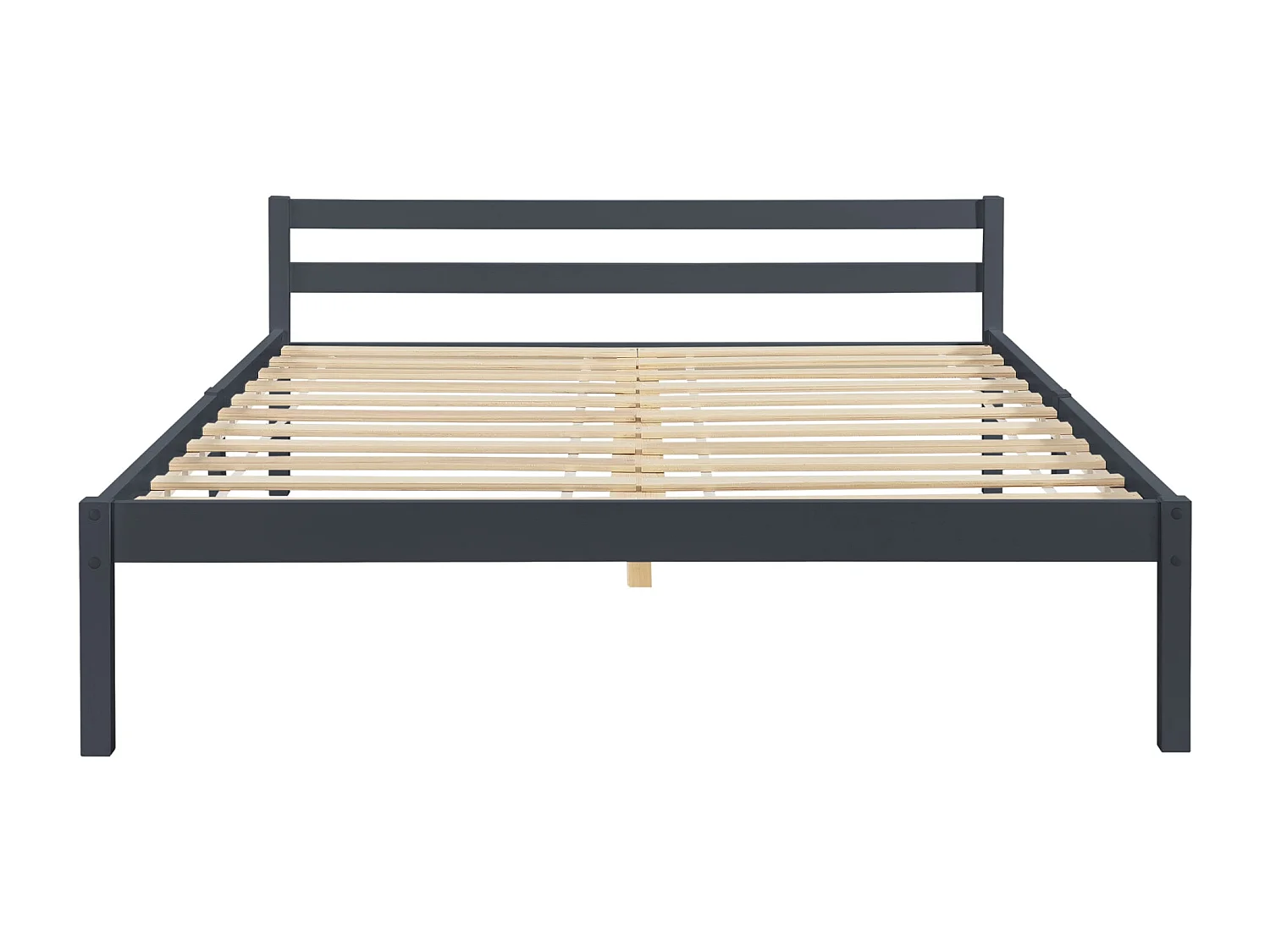 Lit pour adultes design bois marron 206 x 146 x 50 cm 03_0004965