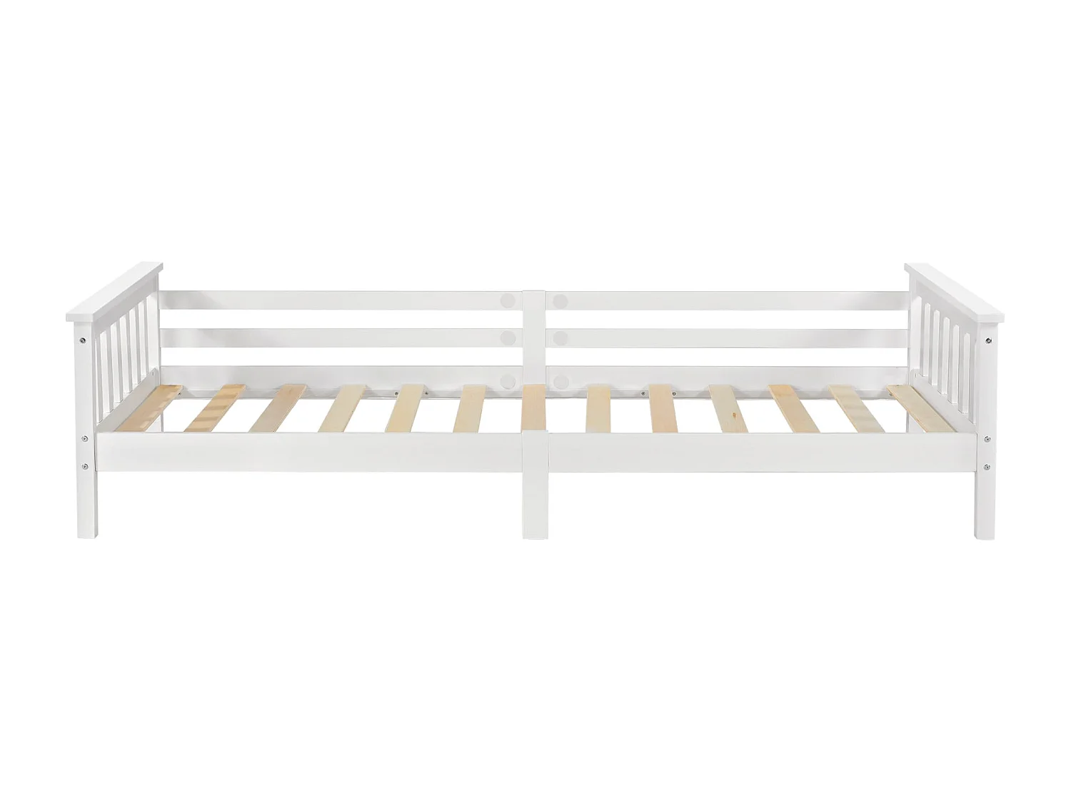 Lit pour enfant avec bois blanche 209 x 100 x 52 cm 03_0005445