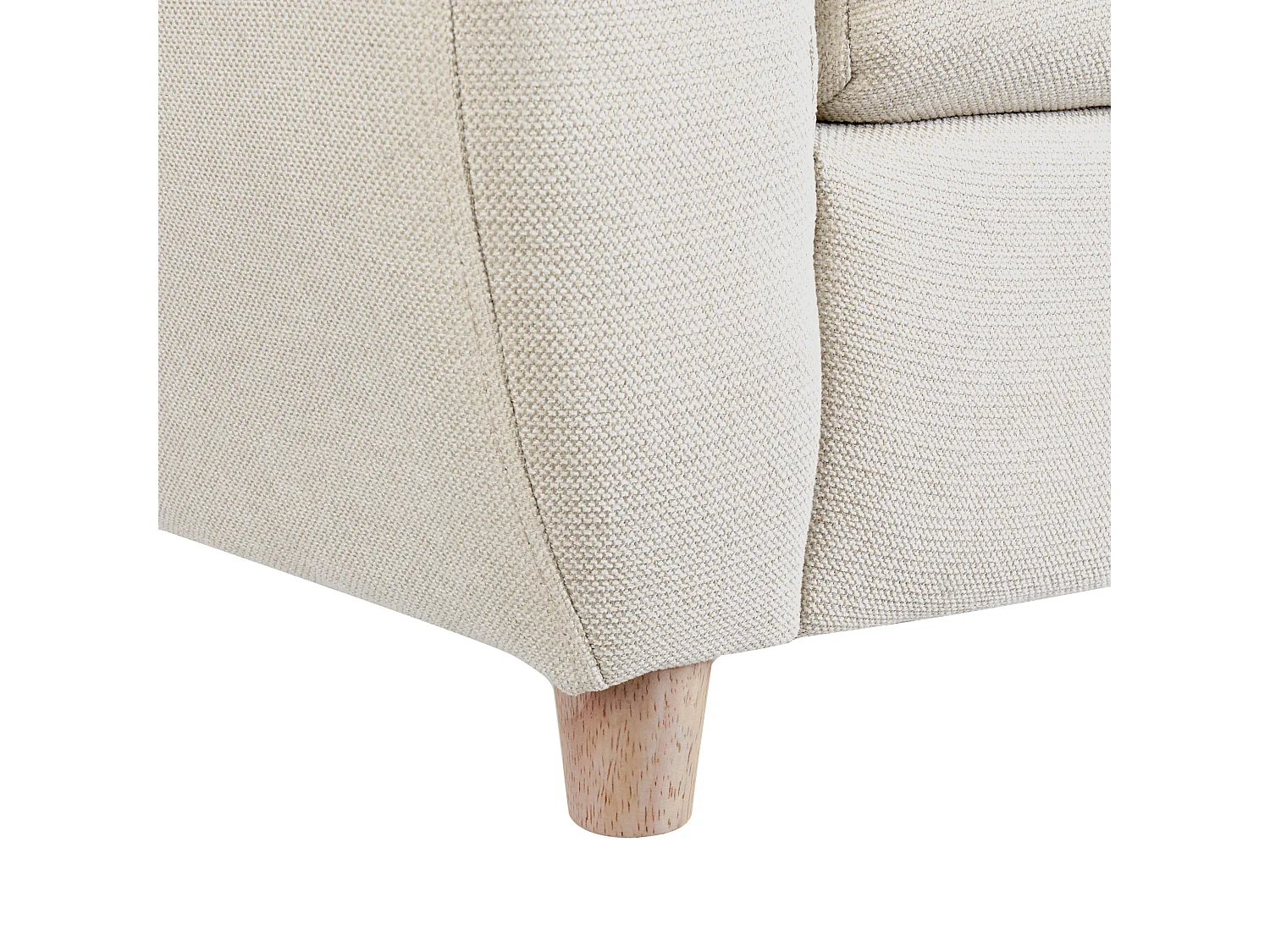 Fauteuil pour enfants Hippopotame MARIBO Tissu Blanc cassé