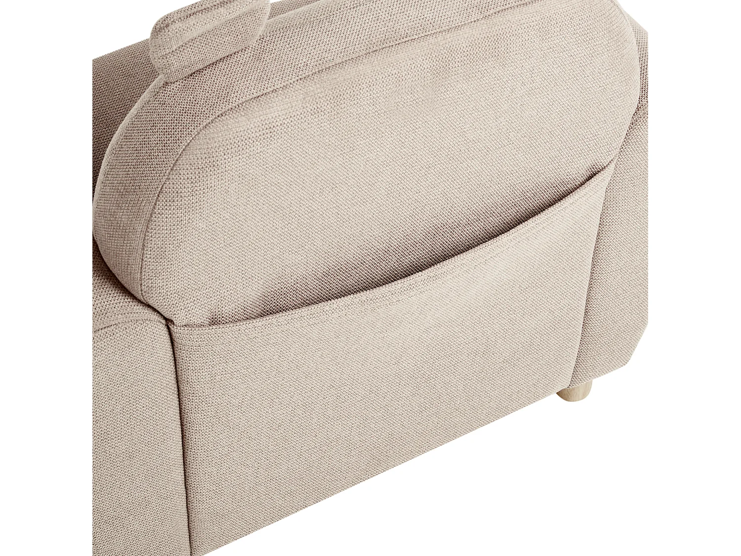 Sillón infantil MARIBO Tela Gris pardo