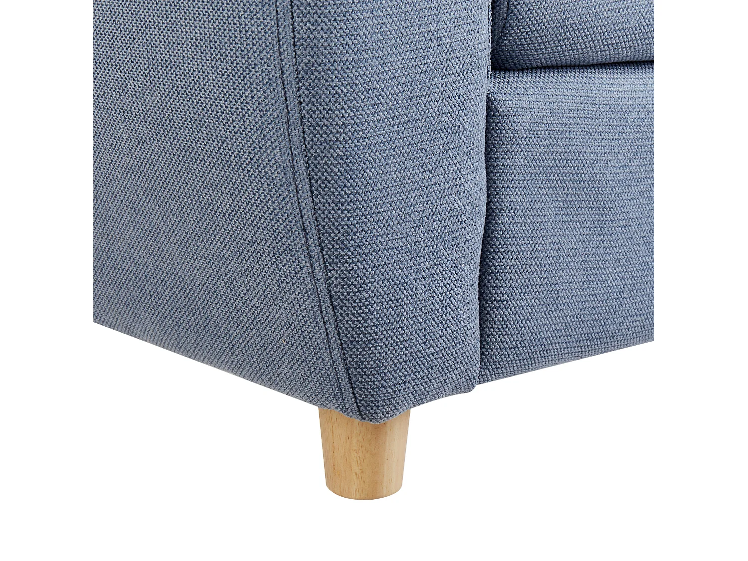 Poltrona per bambini tessuto blu MARIBO