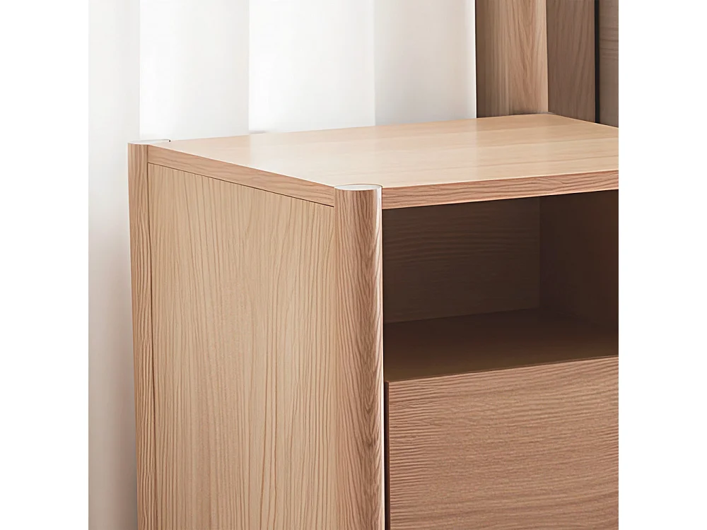 Verade - Table de chevet 1 tiroir en bois - Bois clair