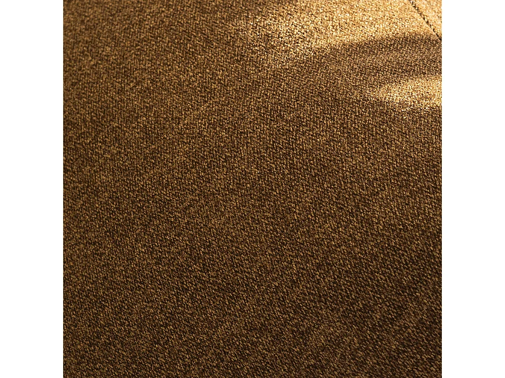 Villabon - Canapé convertible 3 places en tissu pieds épingles noirs - Bronze