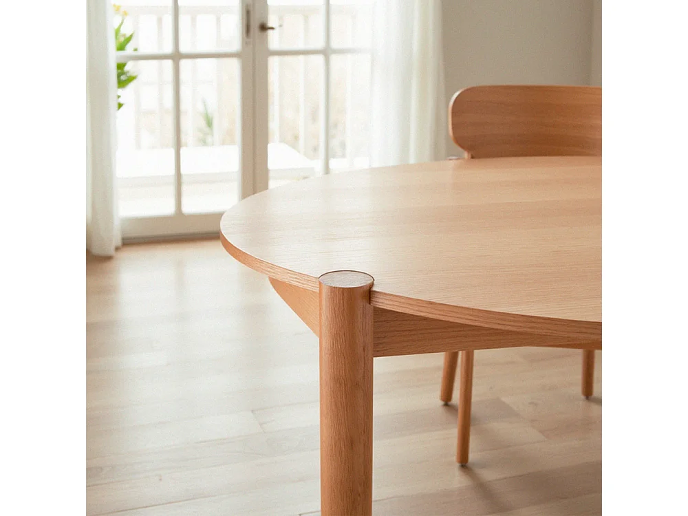 Verade - Table à manger 4 personnes en bois - Bois clair