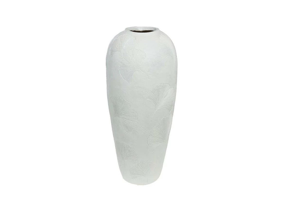 Vase Ginko blanc 74 cm