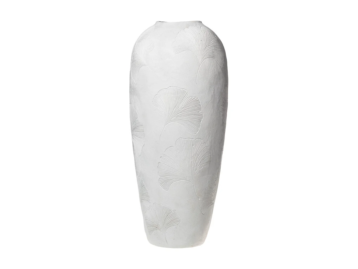 Vase Ginko blanc 74 cm