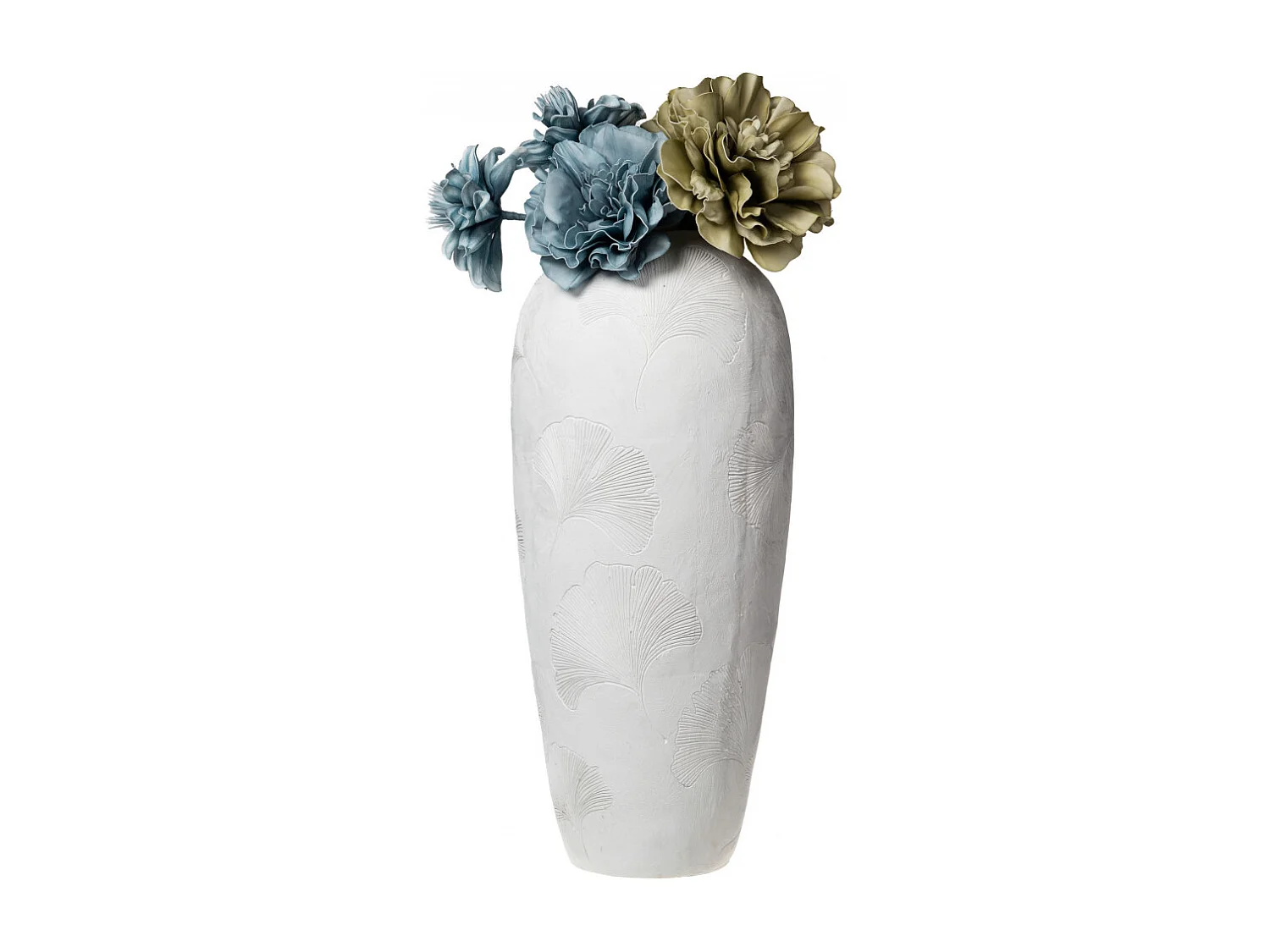Vase Ginko blanc 74 cm