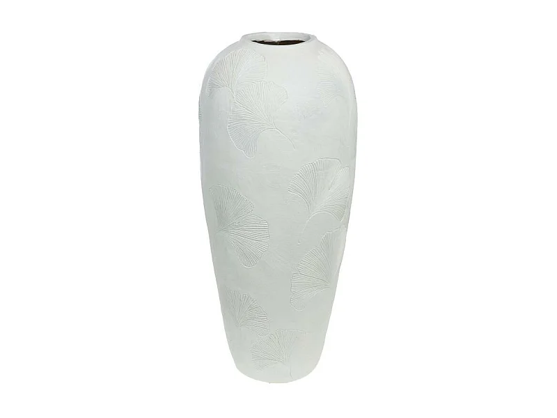 Vase Ginko blanc 74 cm
