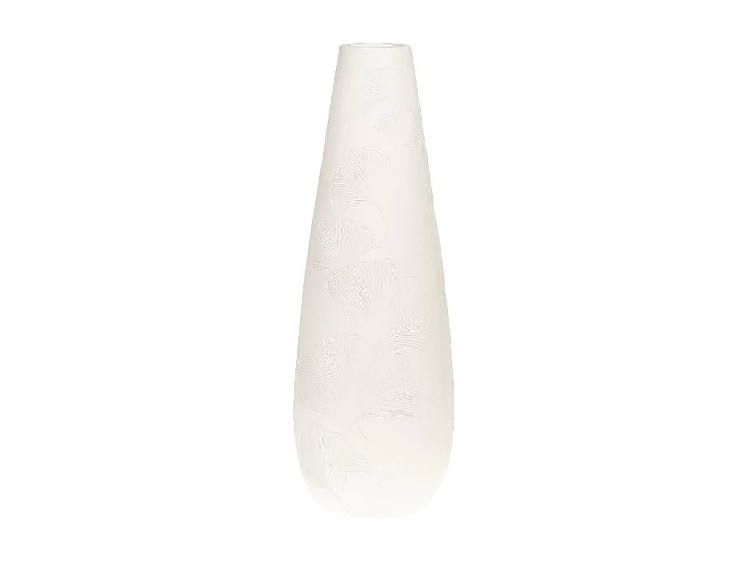 Vase Ginko blanc 95 cm