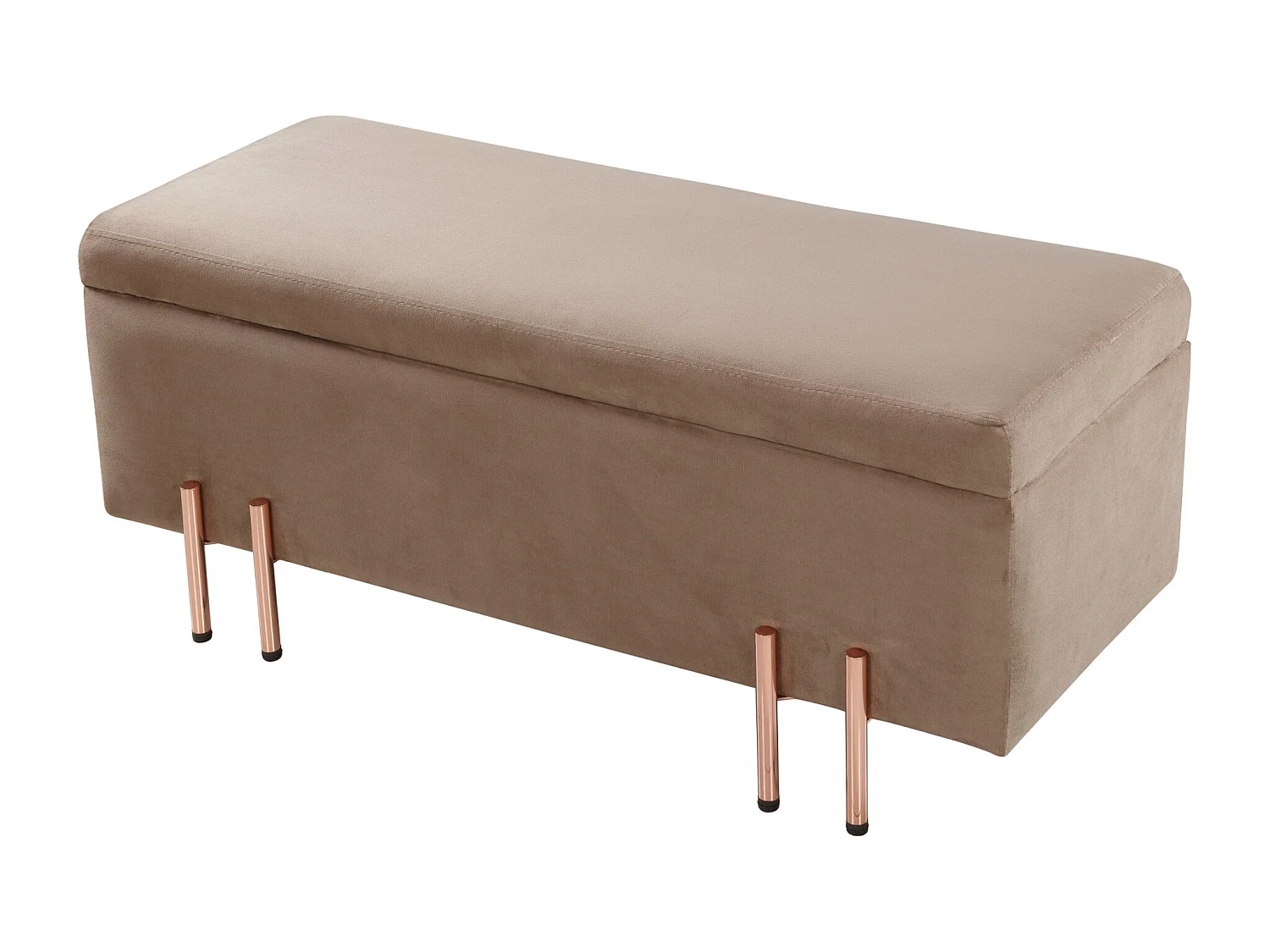 Banc de rangement Dals 100 x 40 x 42 cm marron [en.casa]