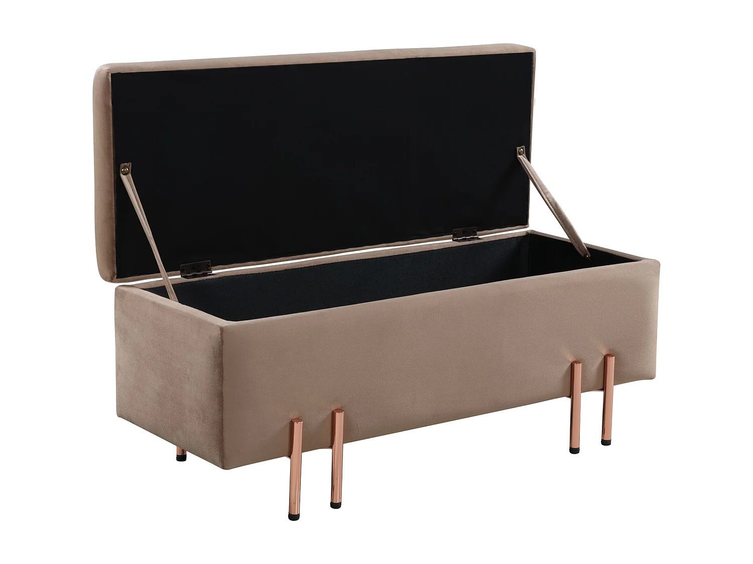 Banc de rangement Dals 100 x 40 x 42 cm marron [en.casa]