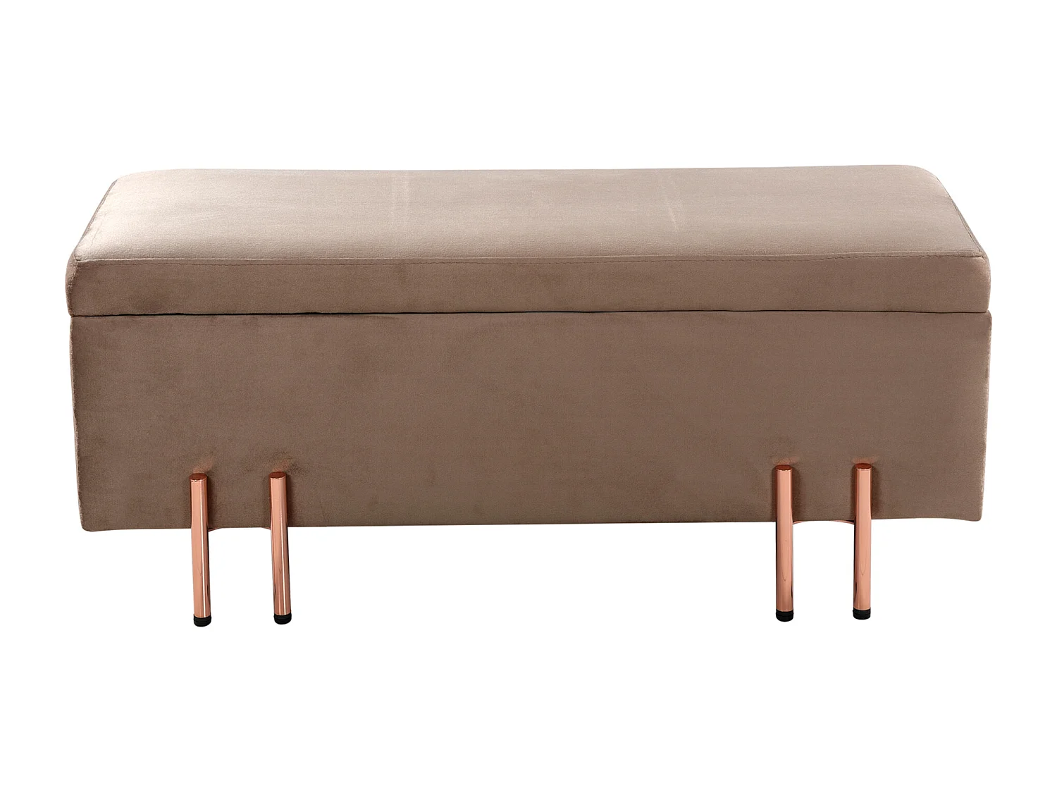 Banc de rangement Dals 100 x 40 x 42 cm marron [en.casa]