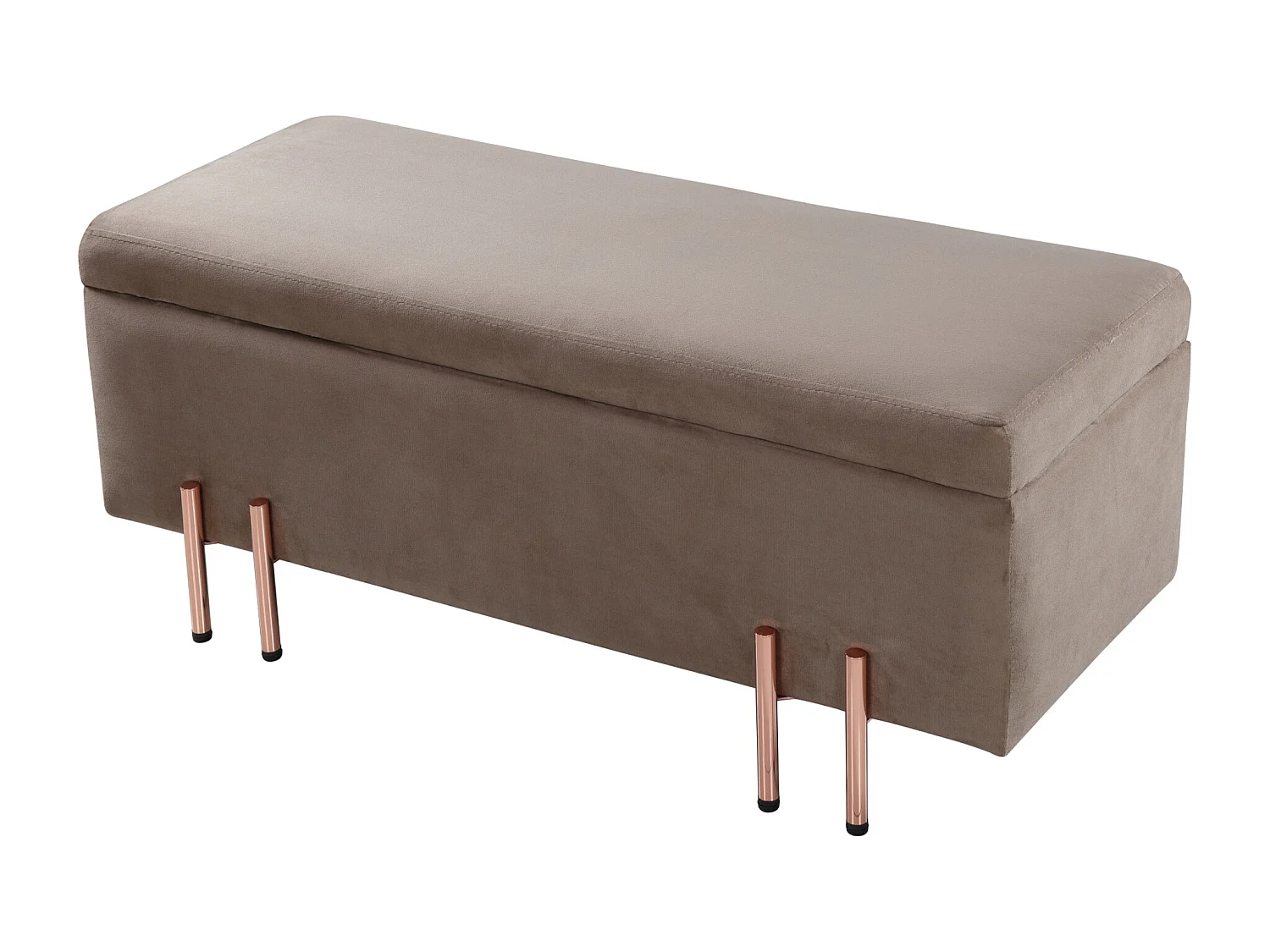 Banc de rangement Dals 118 x 40 x 42 cm marron [en.casa]