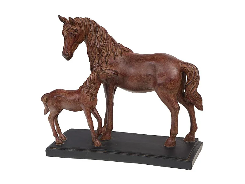 Décoration cheval et son bébé