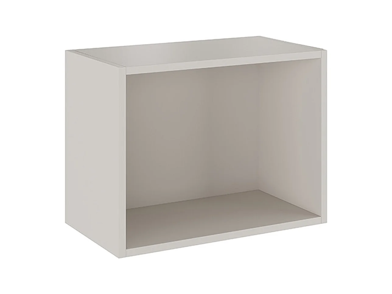 Etagère cube murale, meuble étagère coloris beige  - Longueur 50,50 x profondeur 27,90 x hauteur 38 cm