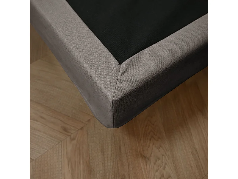 Cache-sommier beige RONDA 140x190 cm - SOMEO - Ronda