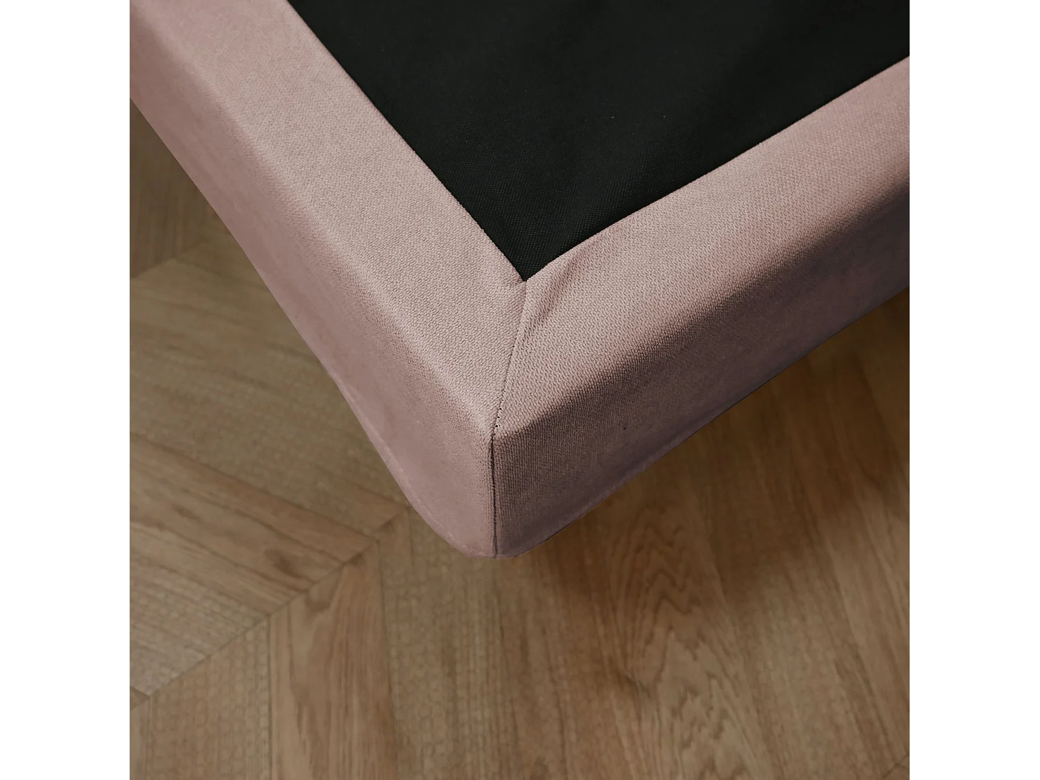 Cache-sommier rose RONDA 90x190 cm - SOMEO - Ronda