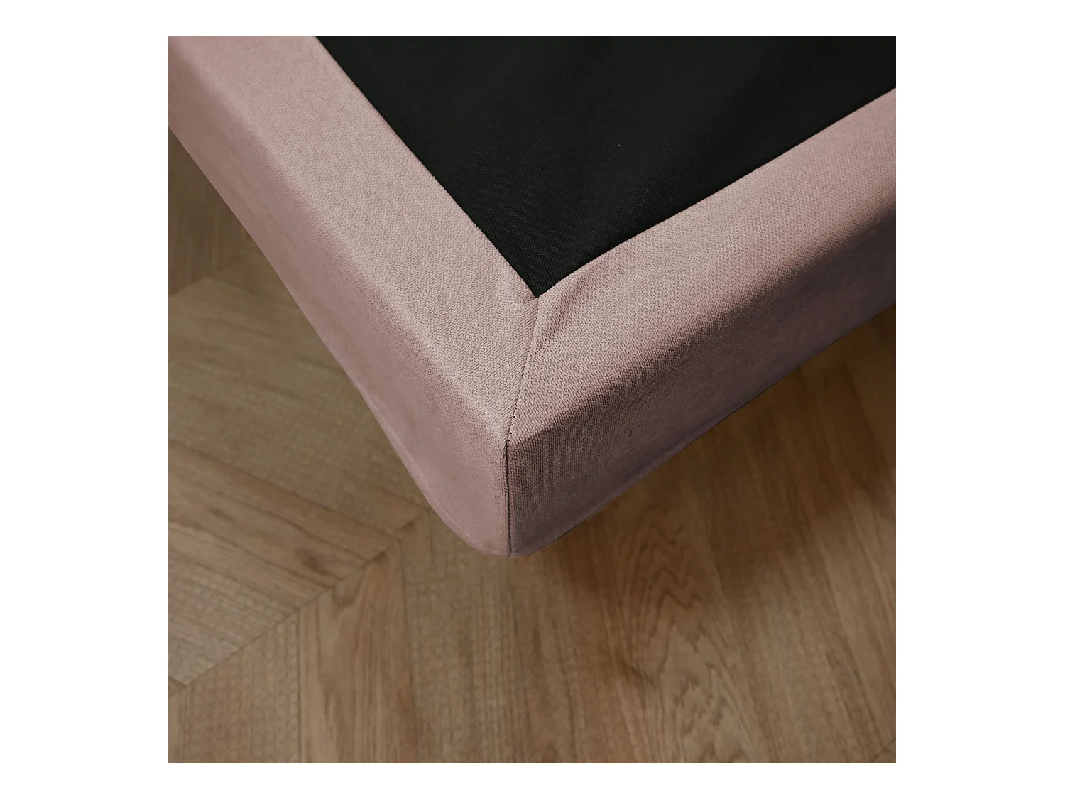 Cache-sommier rose RONDA 90x190 cm - SOMEO - Ronda