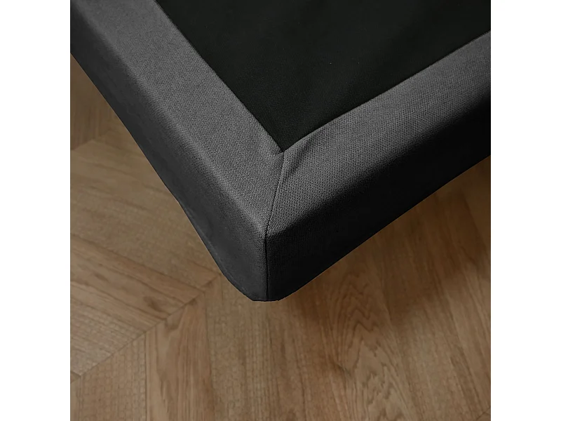 Cache-sommier anthracite RONDA 90x190 cm - SOMEO - Ronda