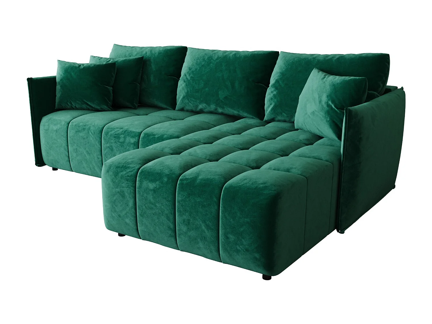 Ecksofa mit Schlaffunktion ONIL L Monolith 37 Rechts