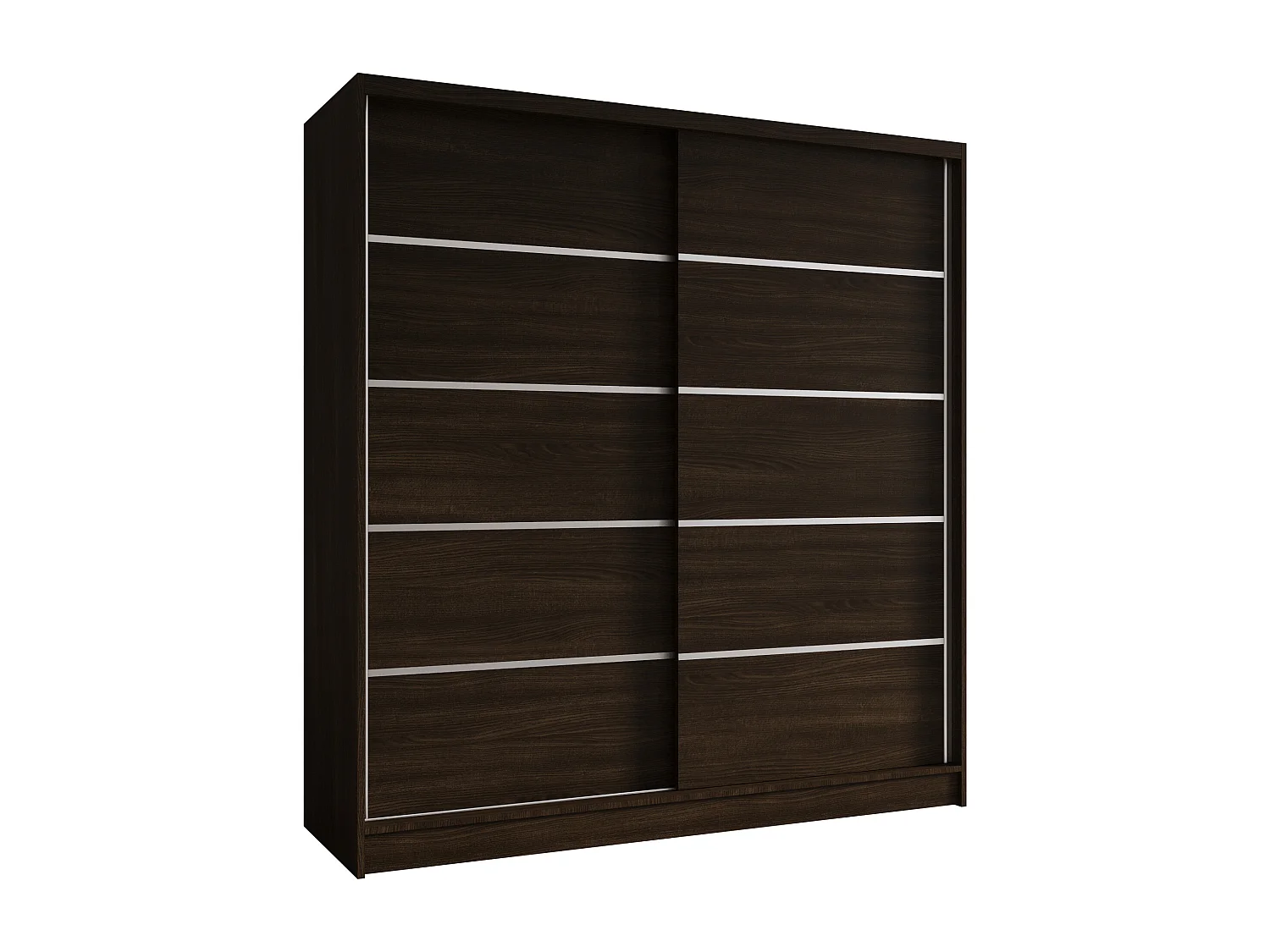 Zweitüriger Schiebeschrank TORONTO T4 Choco