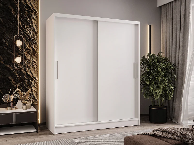 Zweitüriger Schiebeschrank WIENNA W1 Weiß