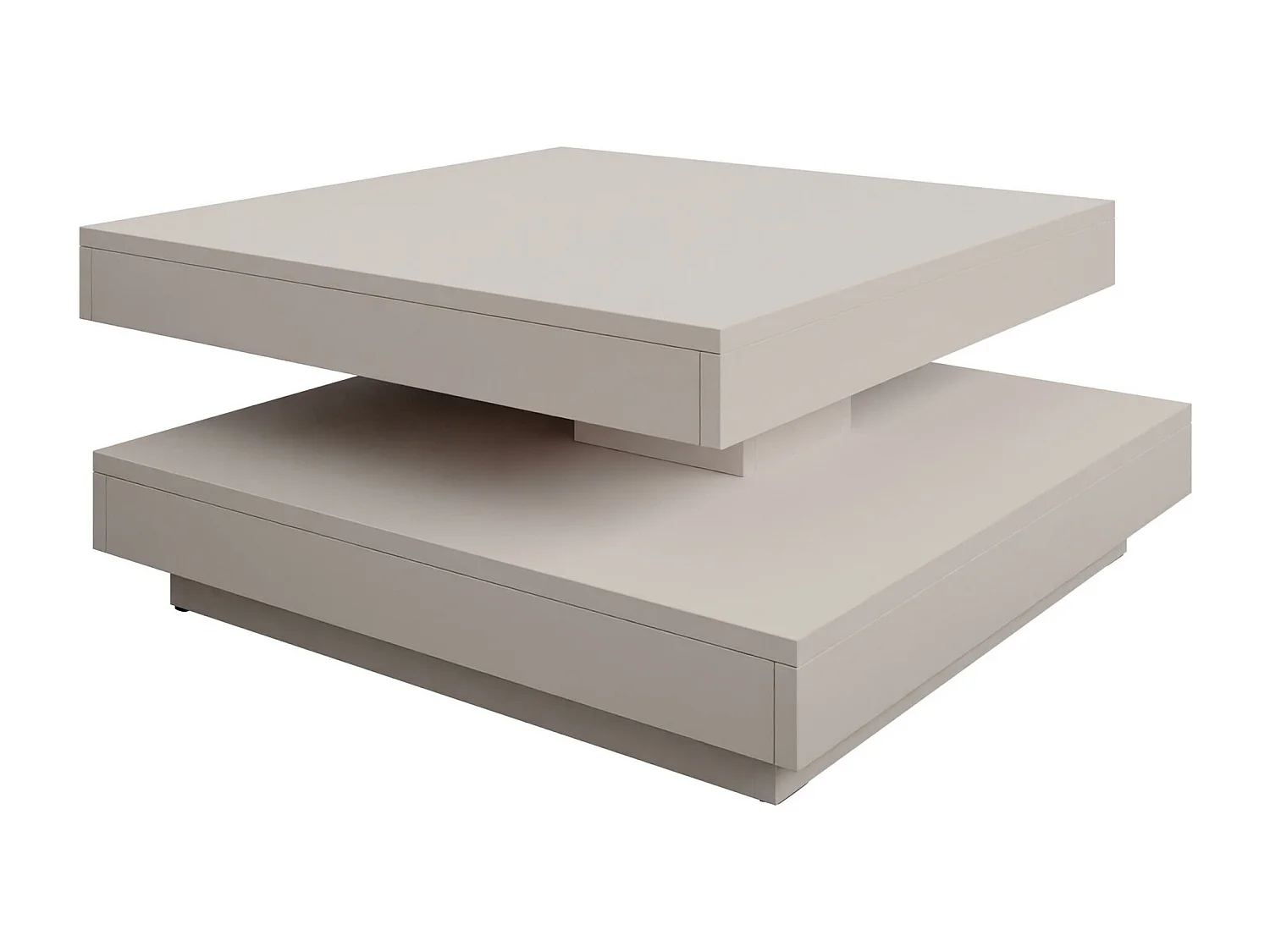 Table basse transformateur Comfivo 385, Cachemire, 34x70x70cm, Stratifié, Angulaire