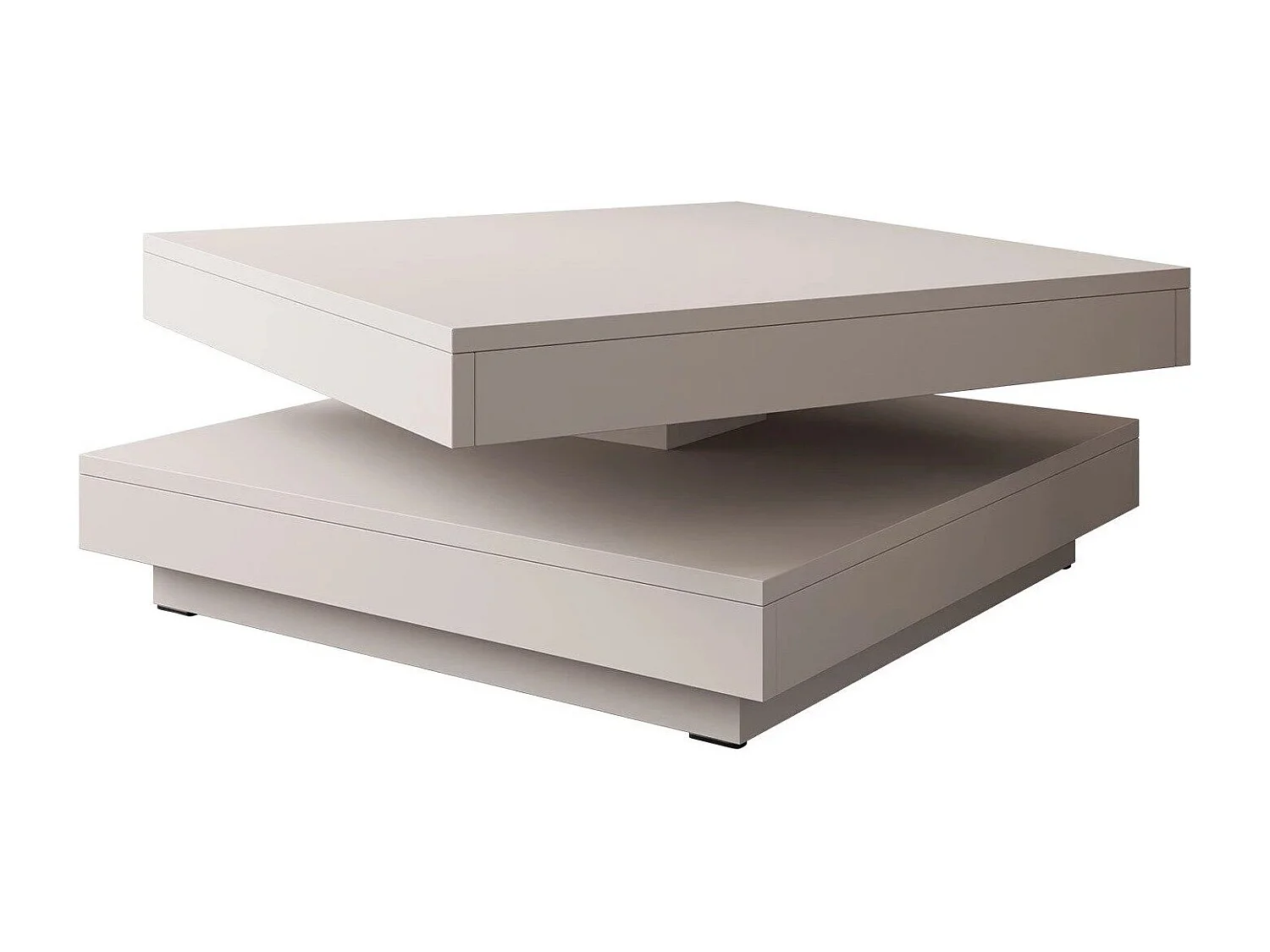 Table basse transformateur Comfivo 385, Cachemire, 34x70x70cm, Stratifié, Angulaire