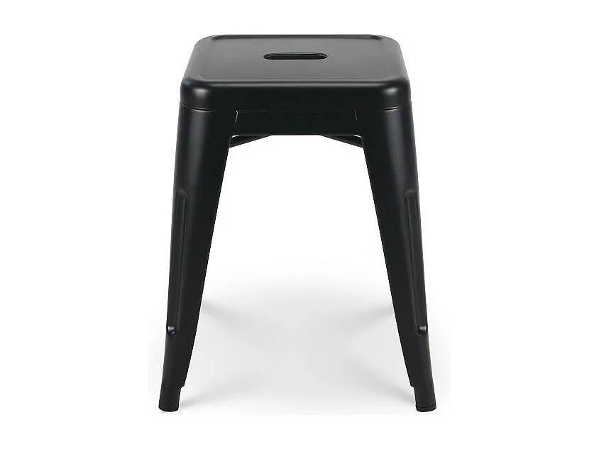 Tabouret en métal noir mat - Hauteur 46 cm