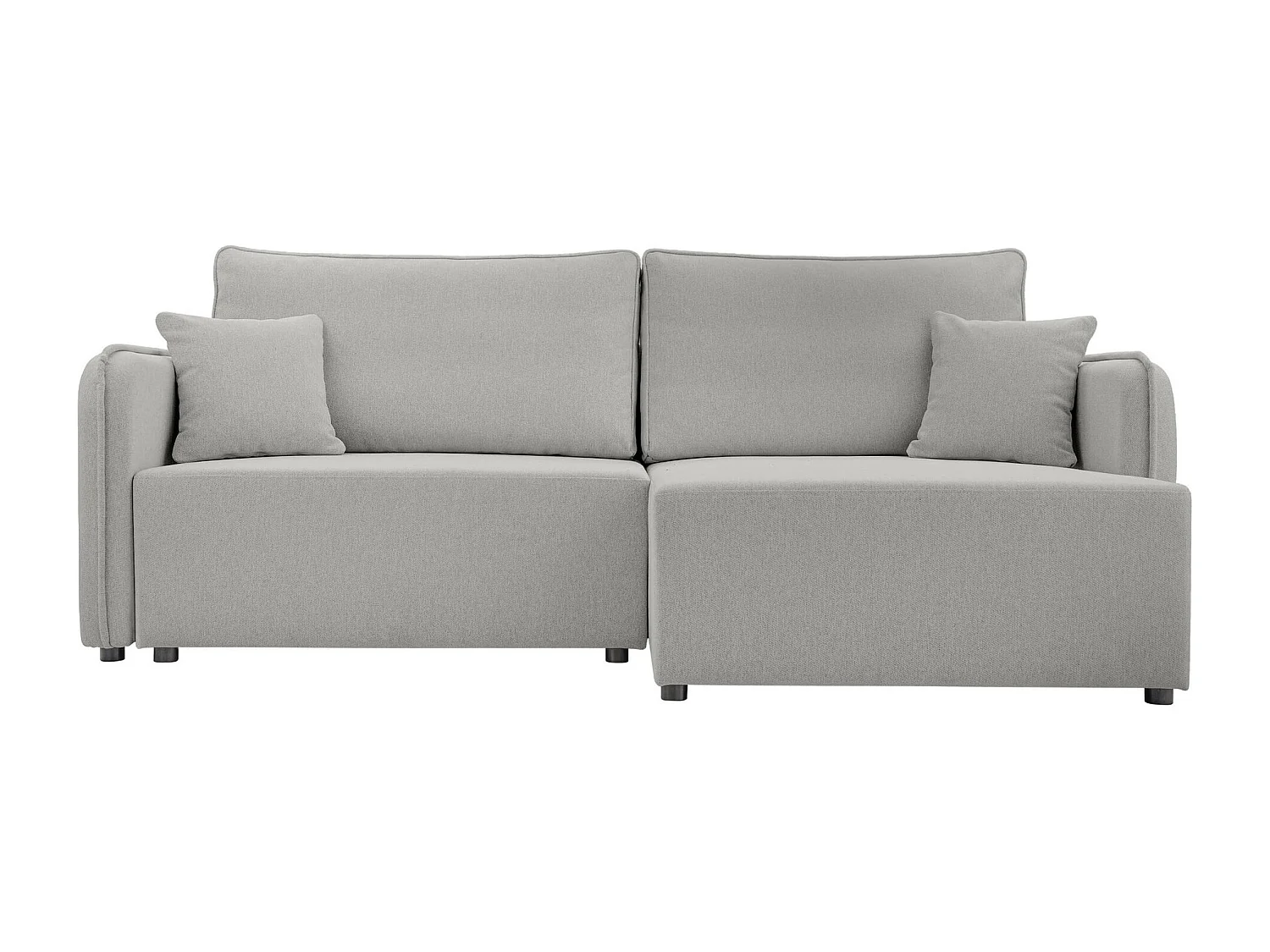 Sofá de canto TrendyNest 111, Cinzento, Funcionalidade de dormir