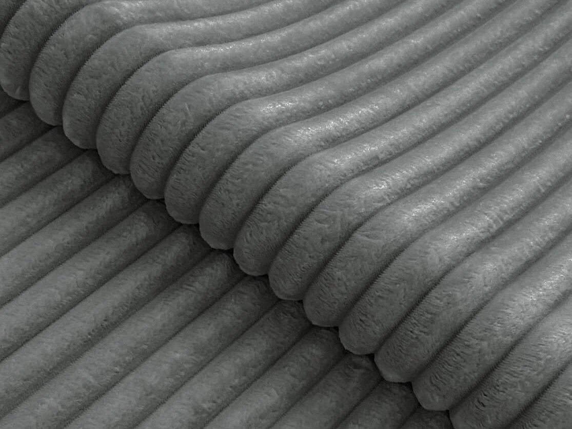 Canapé d'angle TrendyNest 103, Gris, Fonction de couchage, Boîte de literie, 267x177x93cm