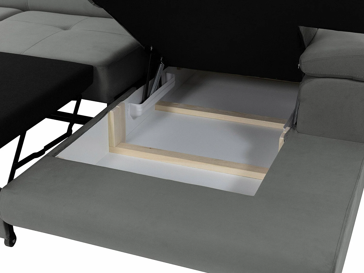 Canapé d'angle Comfivo Eliferu 102, Jaune, Disponible, 280x170x70cm