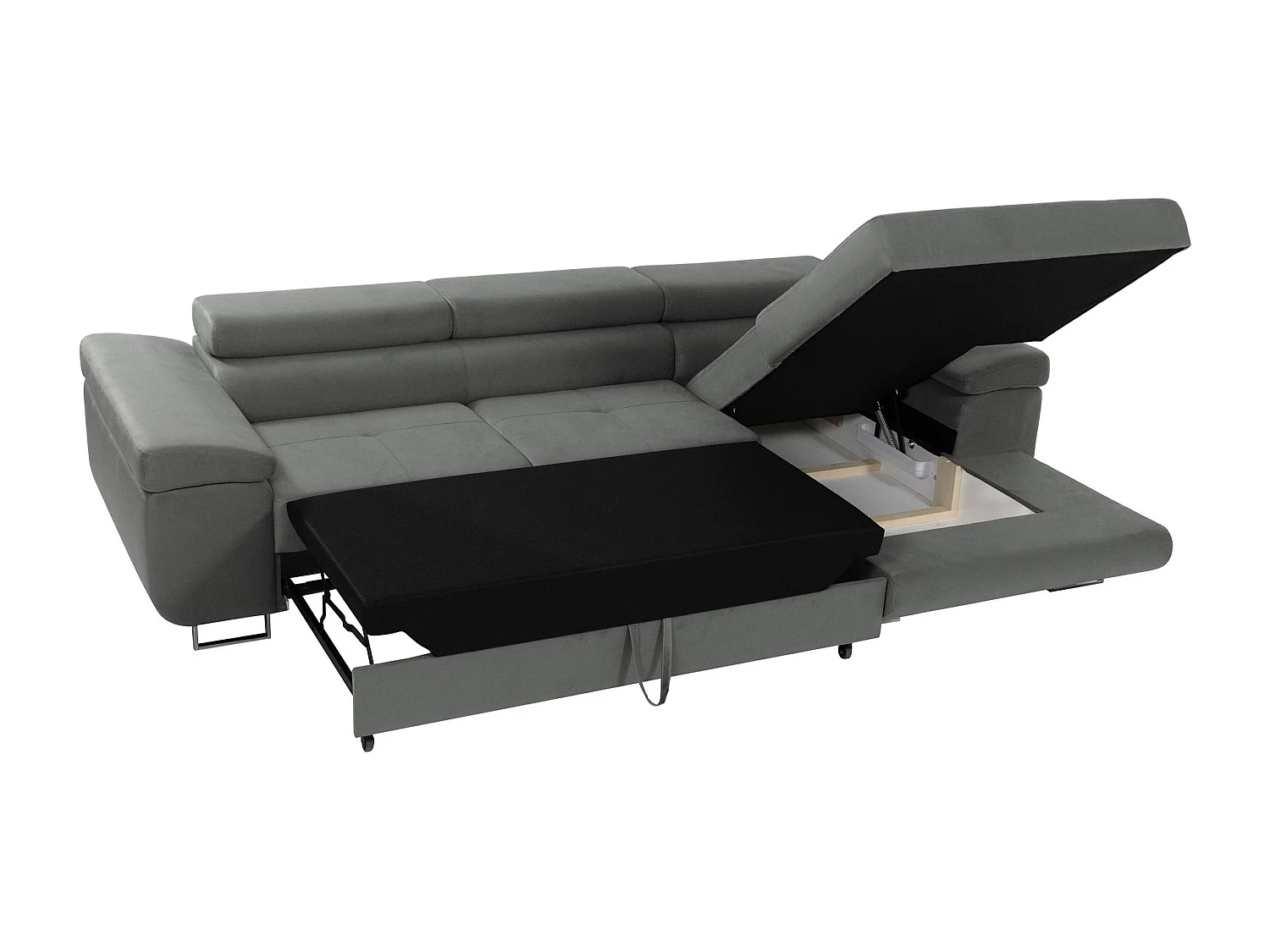 Canapé d'angle Comfivo Vinetum II, Jaune, Disponible, 280x170x70cm