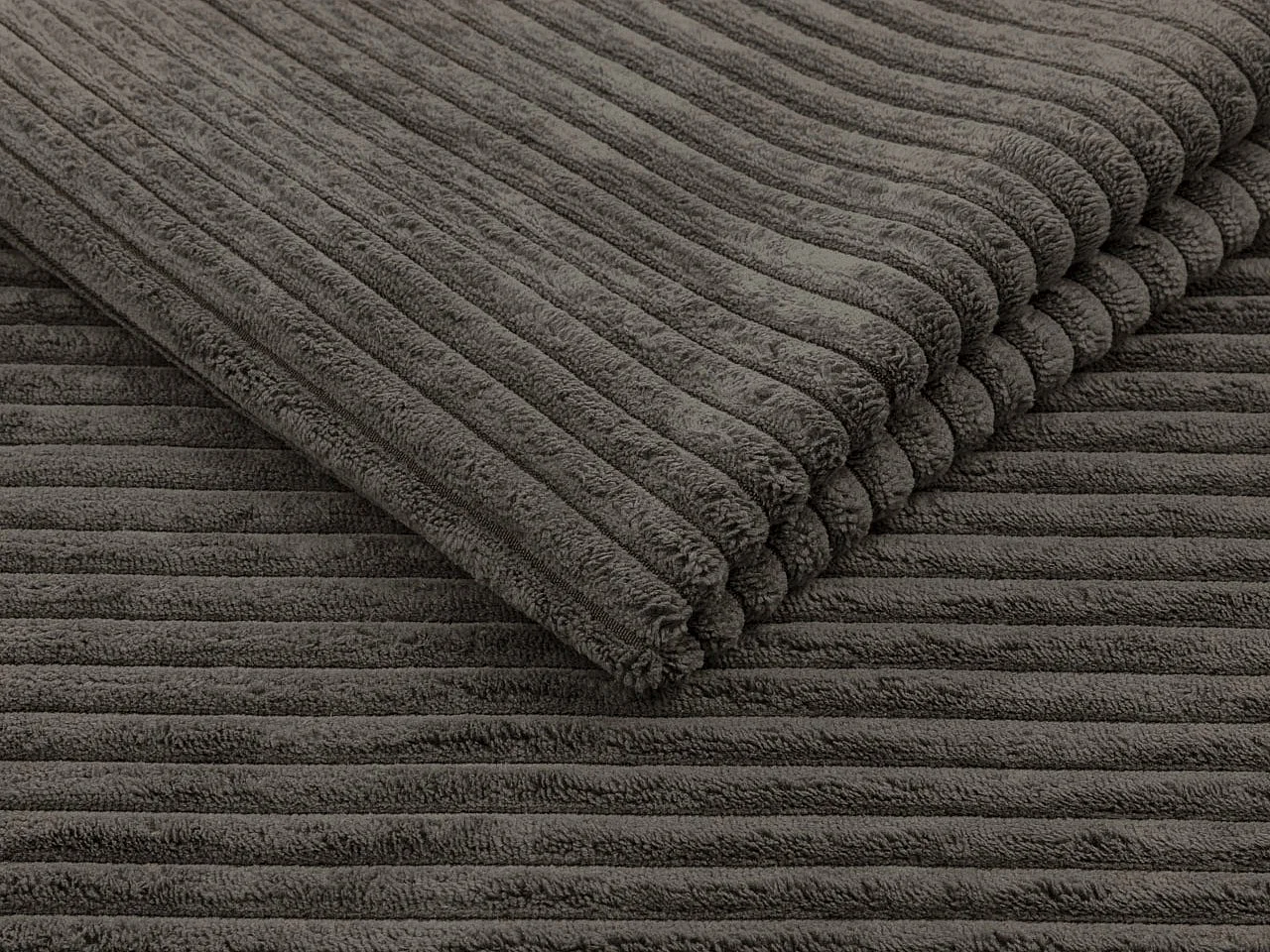 Sofá rinconero Comfivo 233, Gris, Función de descanso, Almacenaje, 304x140x80cm