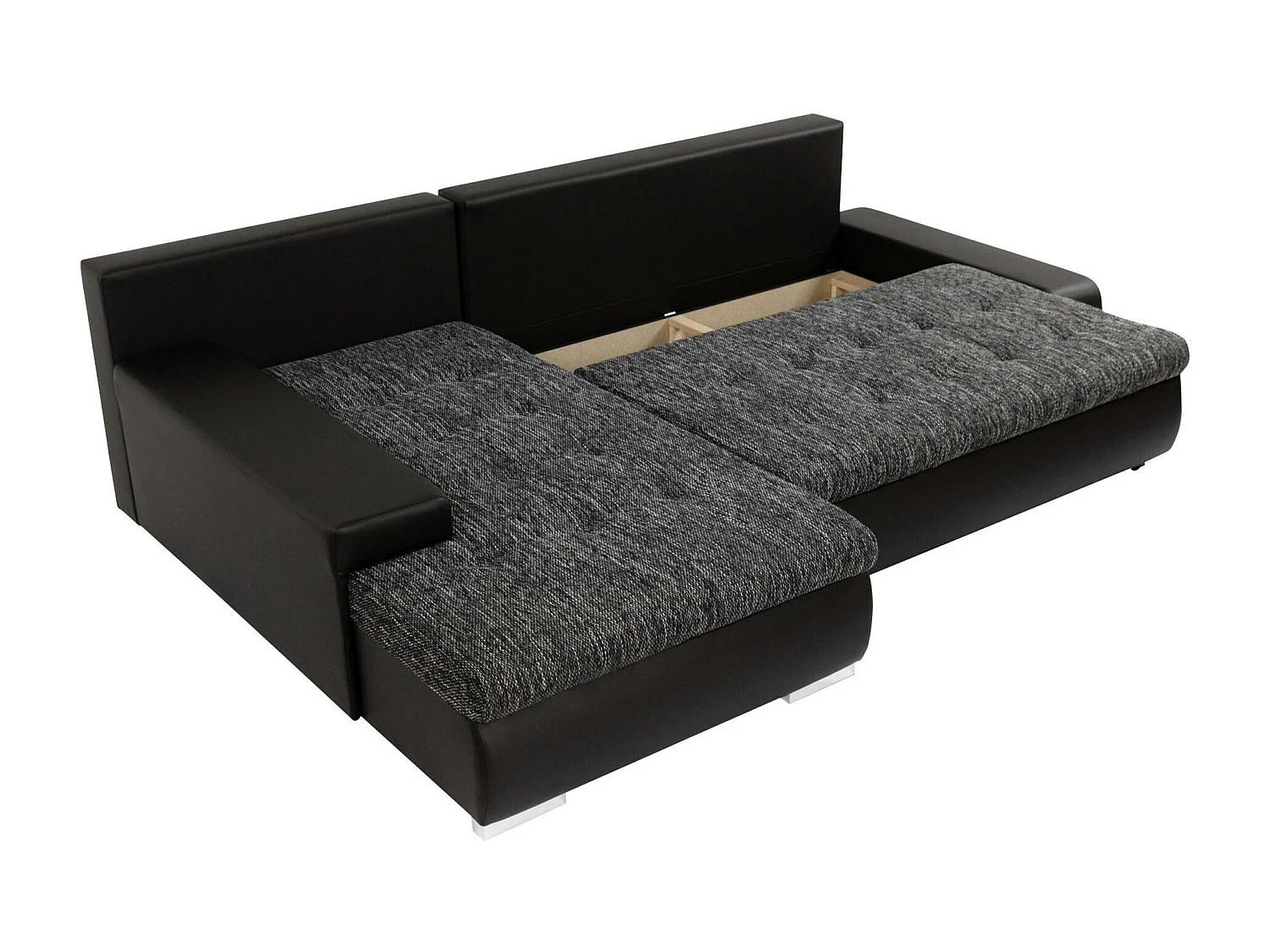 Canapé d'angle Comfivo Nitor III, Marron, Disponible, 265x185x85cm