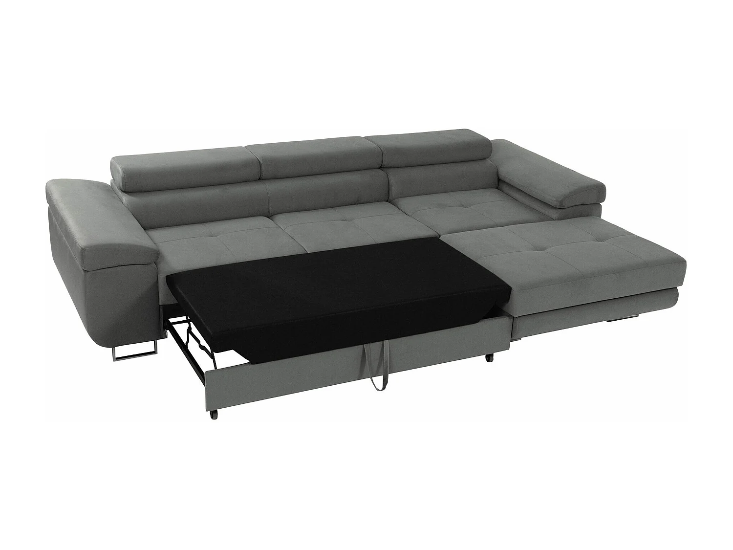 Sofá rinconero Comfivo Vinetum II, Blanco, Función de descanso, Almacenaje, 280x170x70cm