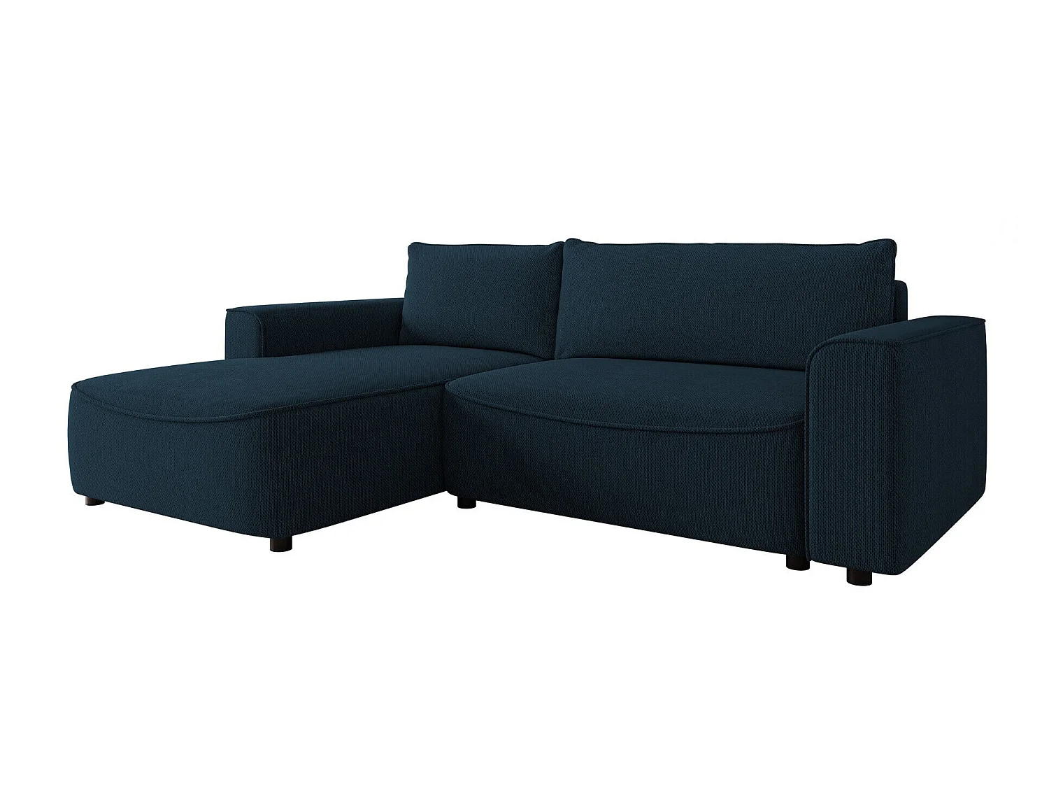 Sofá rinconero TrendyNest Monacha, Azul, Función de descanso