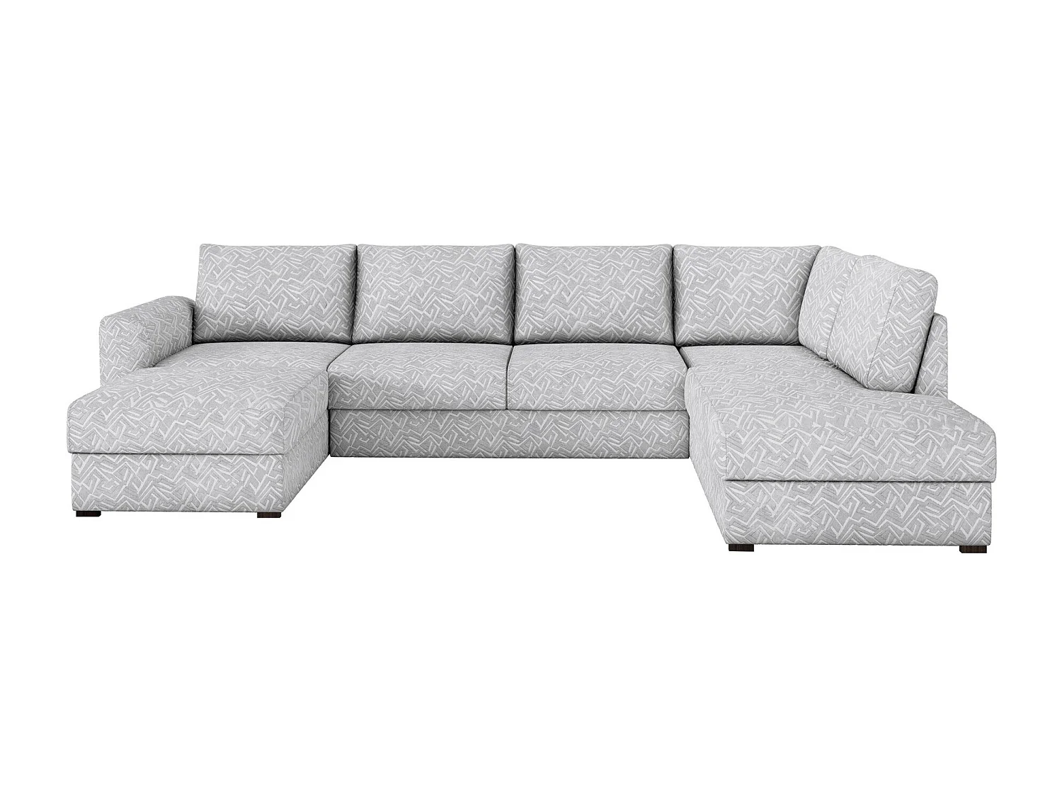 Sofá rinconero Comfivo 261, Gris, Función de descanso, Almacenaje, 305x188x85cm