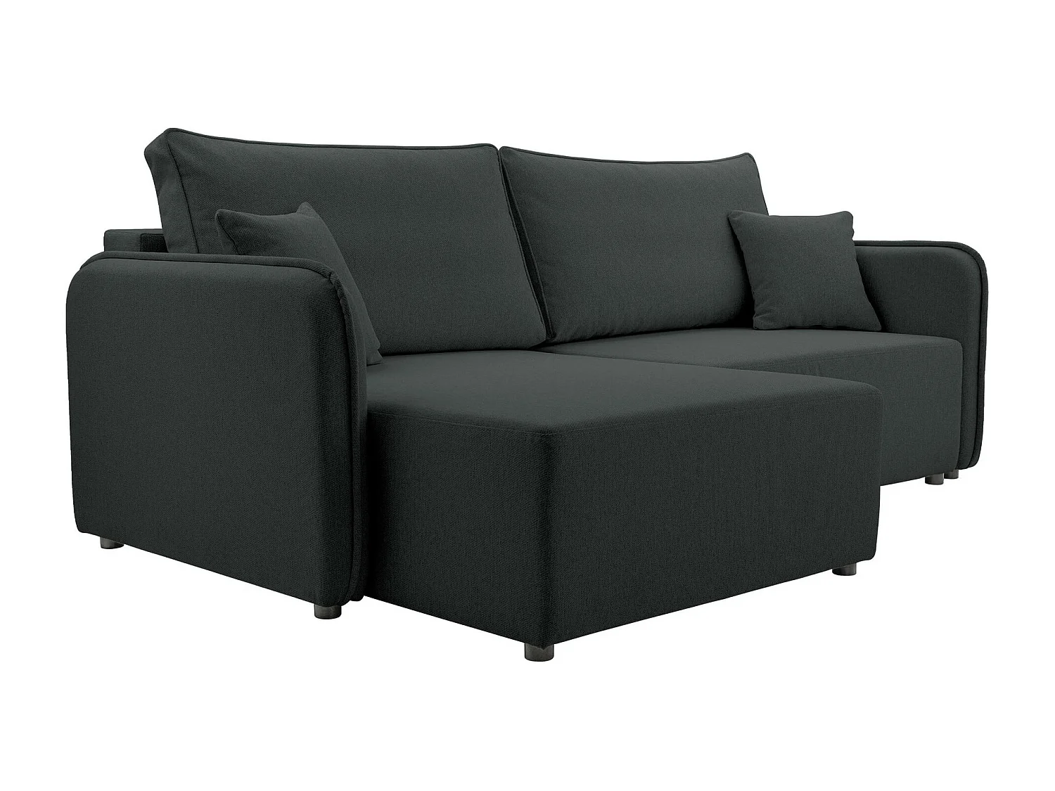 Canapé d'angle TrendyNest 111, Gris, Disponible, 227x147x93cm