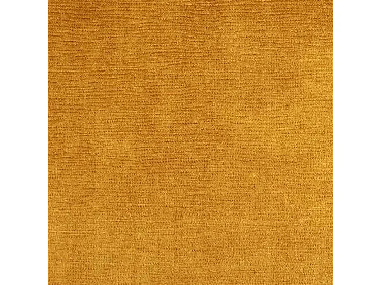 Canapé d'angle convertible 3 places en velours jaune 274x203x70 cm