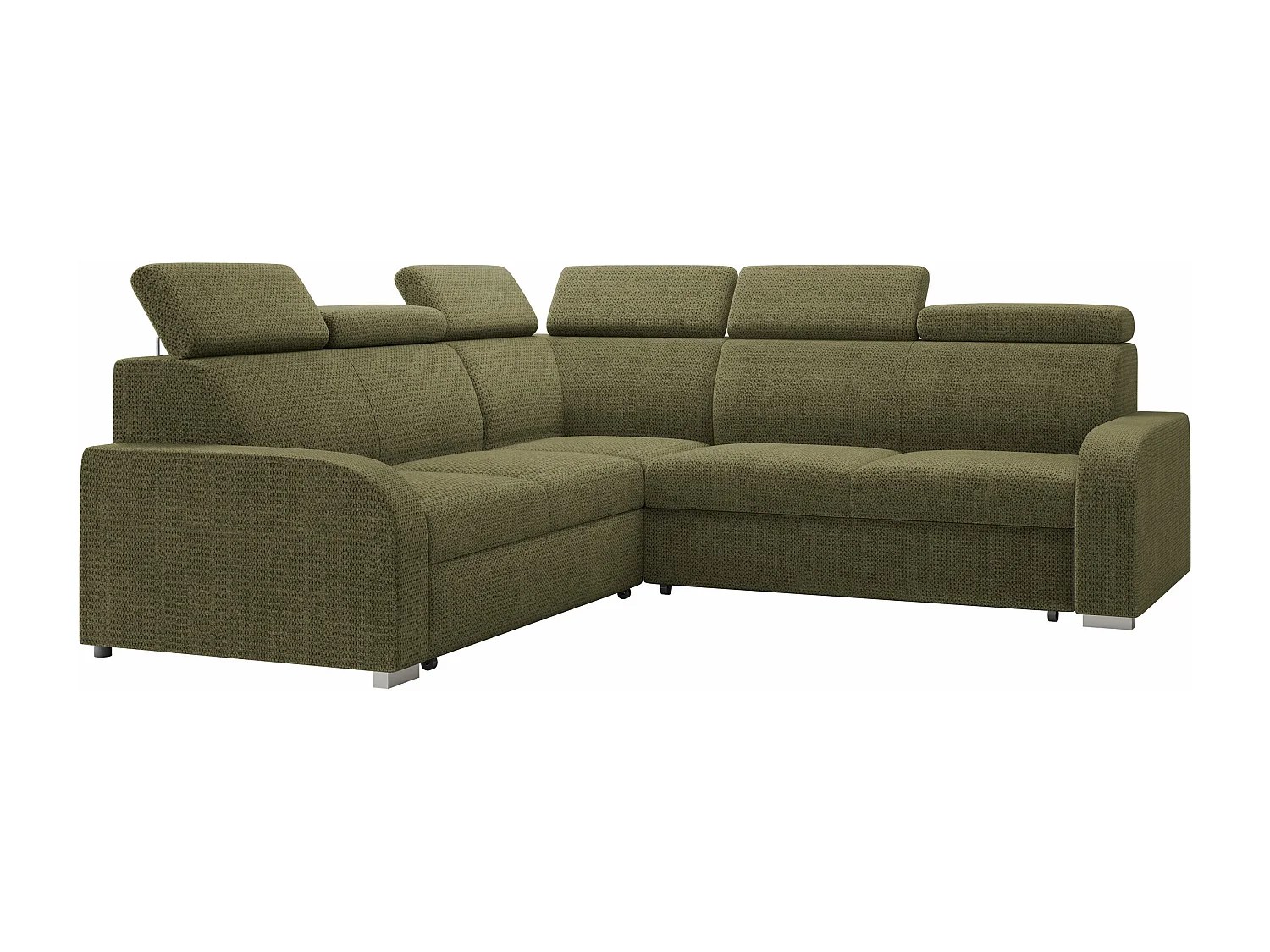 Canapé d'angle Etrcala 101, Vert, Disponible, 250x250x100cm
