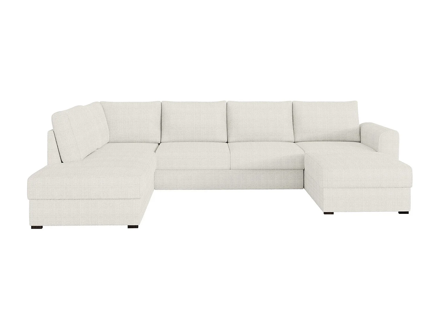 Sofá rinconero Comfivo Flumen, Blanco, Función de descanso, Almacenaje, 305x188x85cm
